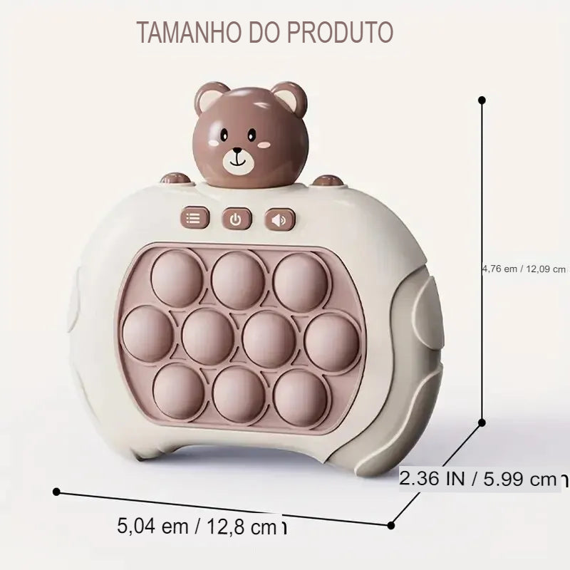 Pop-it Urso Portátil com Som