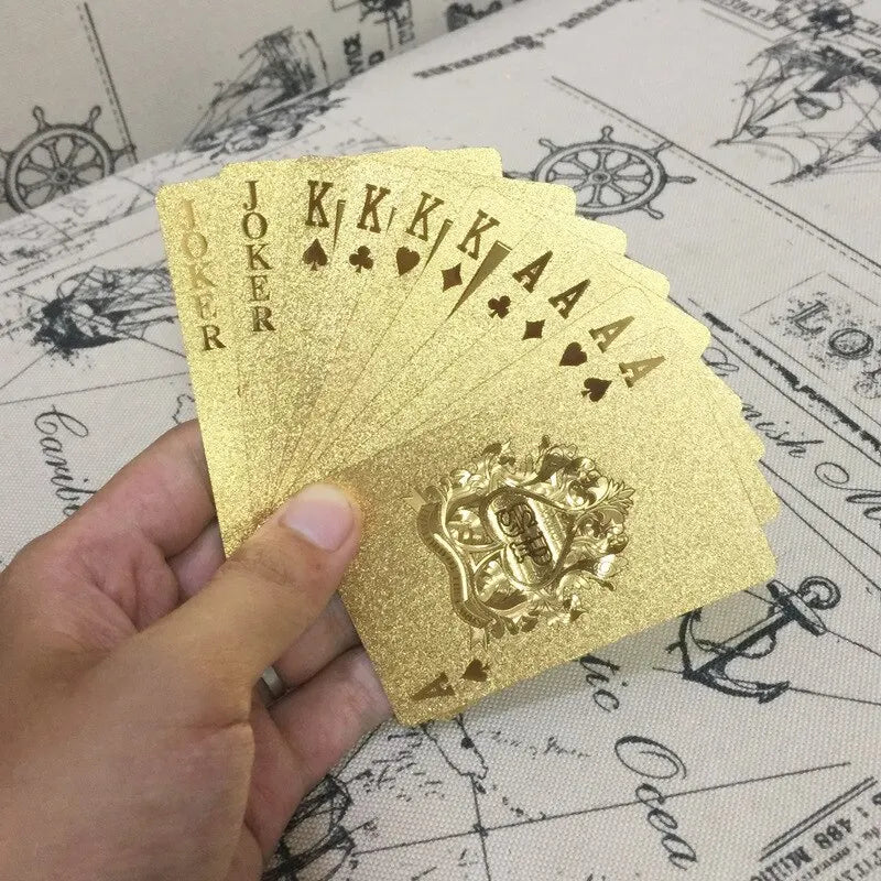 Baralho de Cartas Luxo Gold