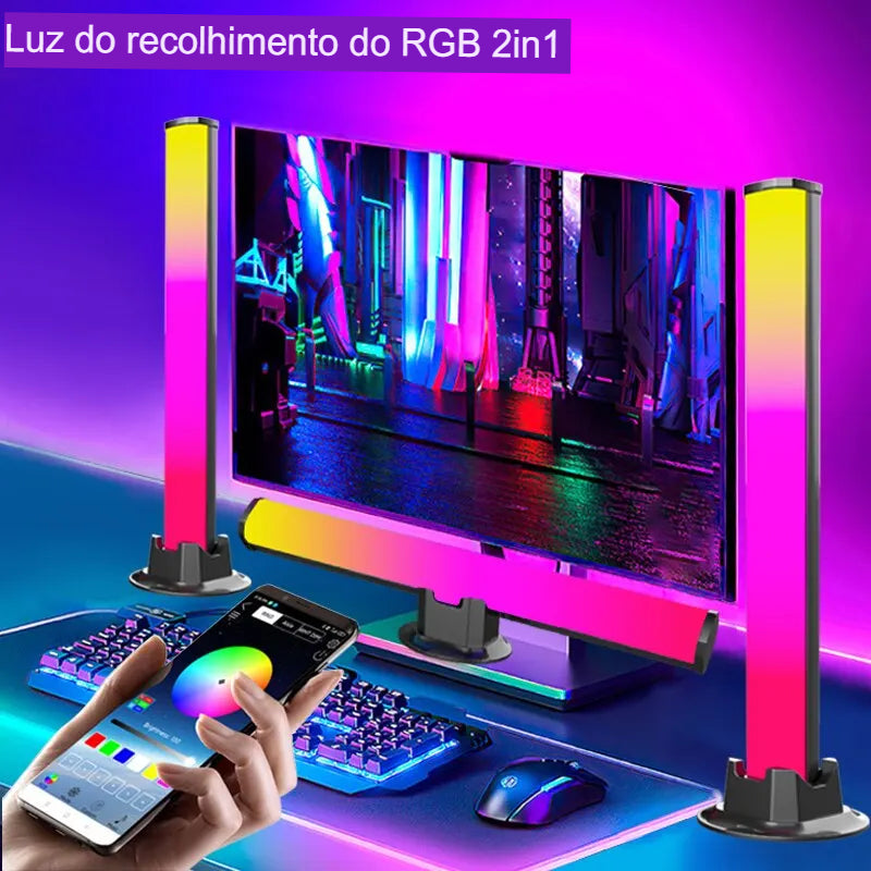 Iluminação Inteligente Lâmpada LED RGB com Controle