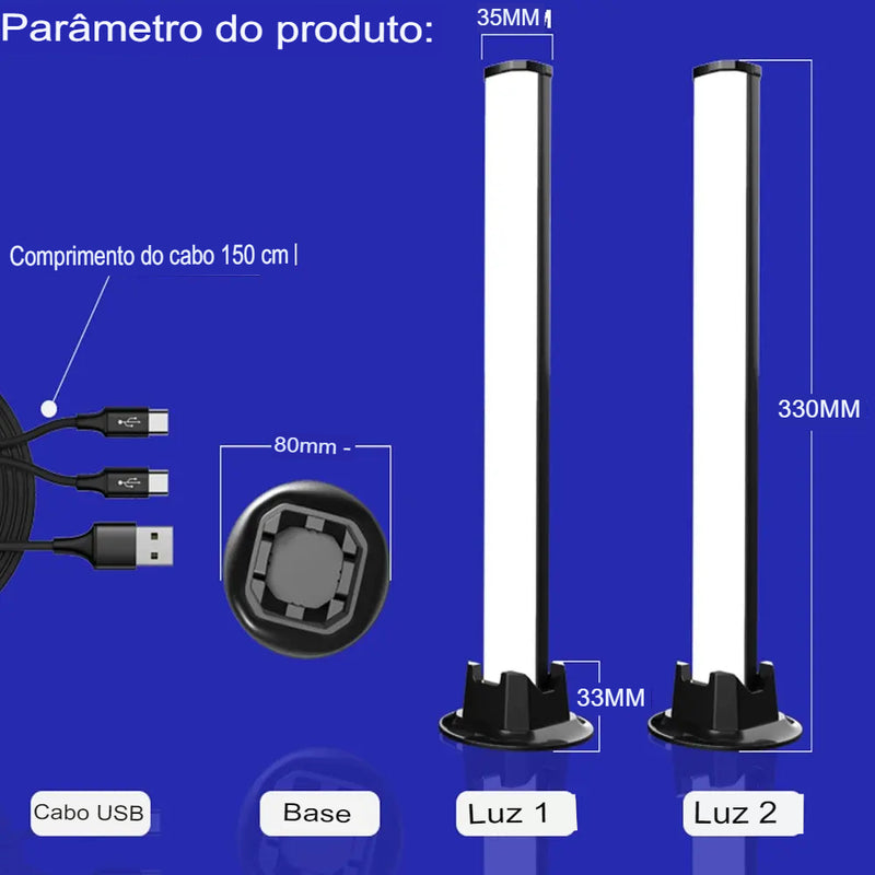 Iluminação Inteligente Lâmpada LED RGB com Controle